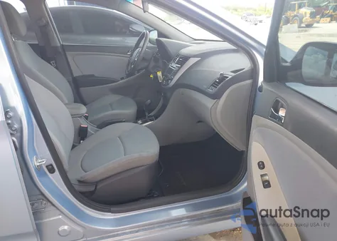 2013 Hyundai Accent Se из США, поврежденный, VIN KMHCU5AE1DU086048